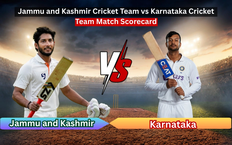 Jammu and Kashmir Cricket Team vs Karnataka Cricket Team Match Scorecard
