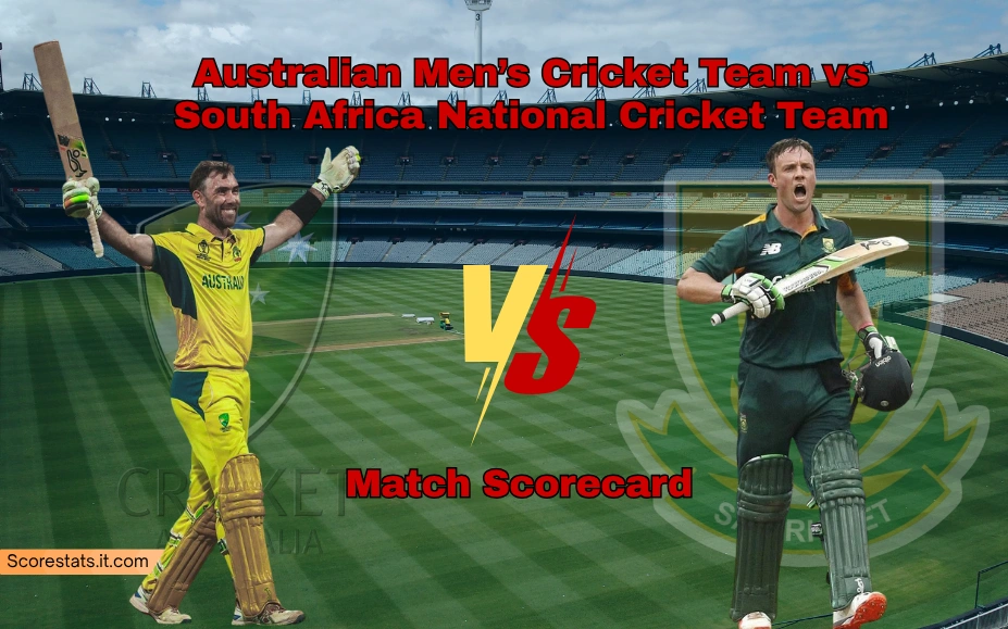australian men’s cricket team vs south africa national cricket team match scorecard