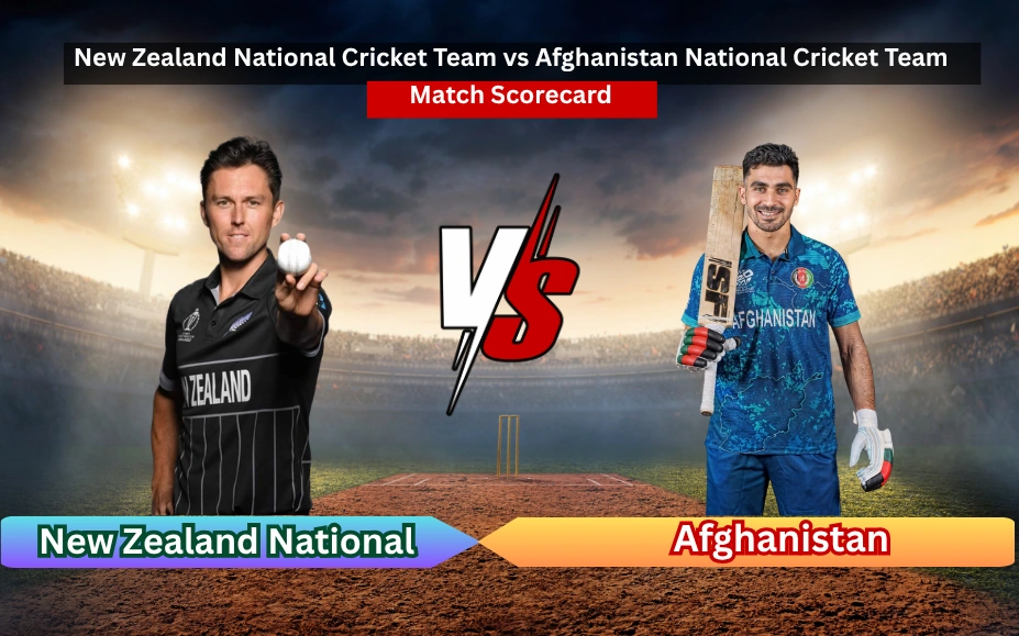 New Zealand National Cricket Team vs Afghanistan National Cricket Team Match Scorecard