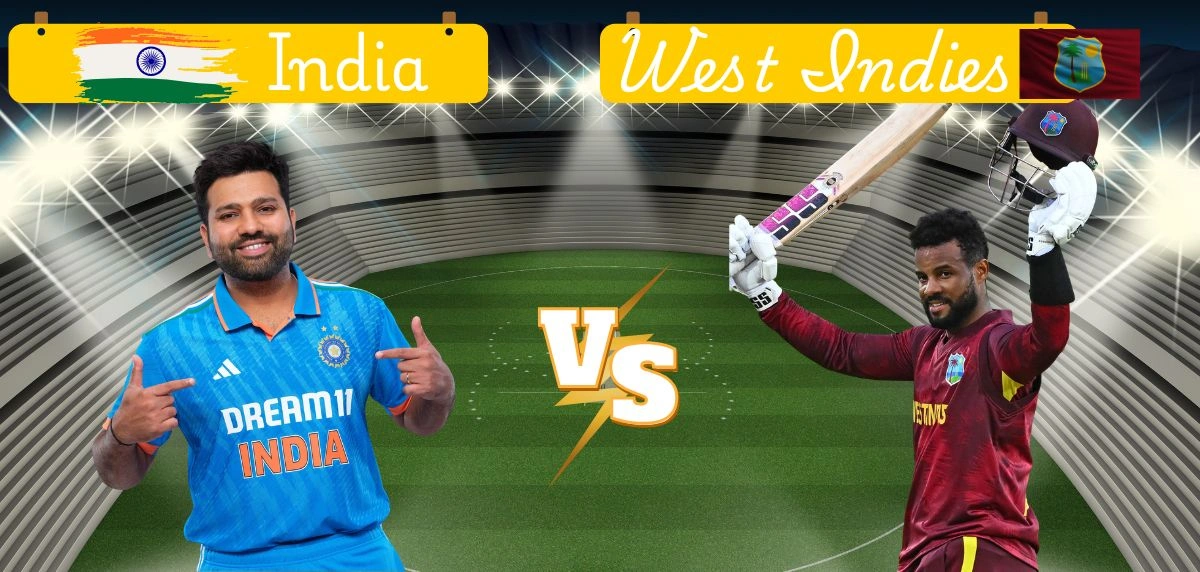 India National Cricket Team vs West Indies Cricket Team Match Scorecard