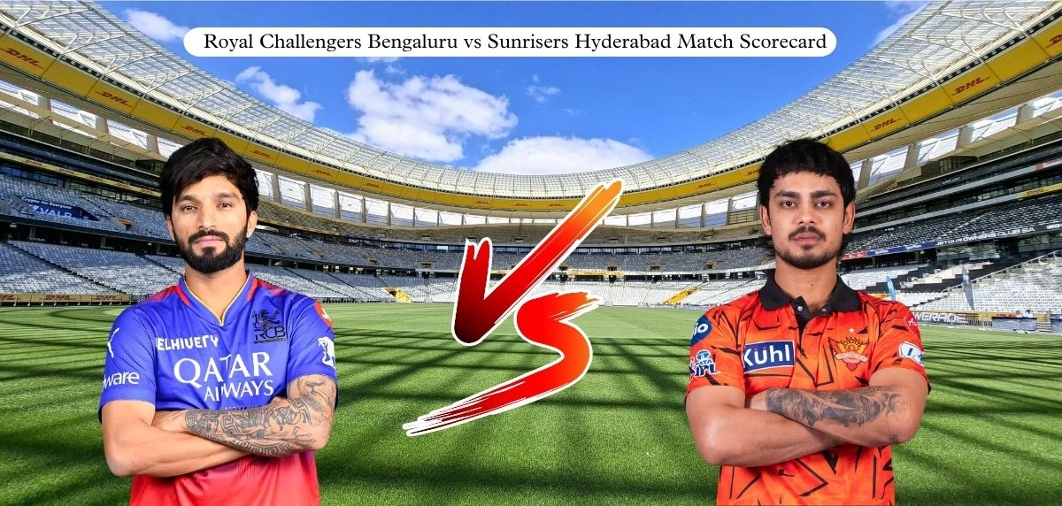 Royal Challengers Bengaluru vs Sunrisers Hyderabad Match Scorecard: 5 Big Moments From a Dramatic Opener! Royal Challengers Bengaluru vs Sunrisers Hyderabad Match Scorecard: 5 Big Moments From a Dramatic Opener!